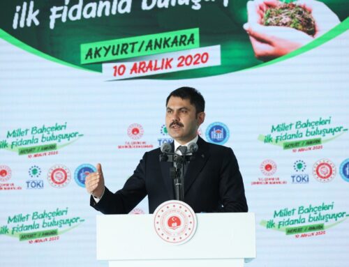 AKYURT MİLLET BAHÇESİ’NDE İLK FİDANLAR DİKİLDİ